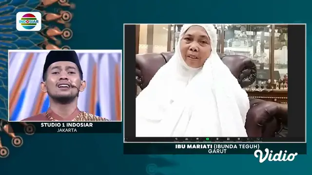 Ibunda Teguh (Cimenyan) Seketika sembuh mendengar anaknya lolos babak Top 18.