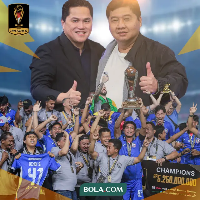Piala Presiden 2024 - Maruarar Sirait, Selebrasi Arema FC, Erick Thohir