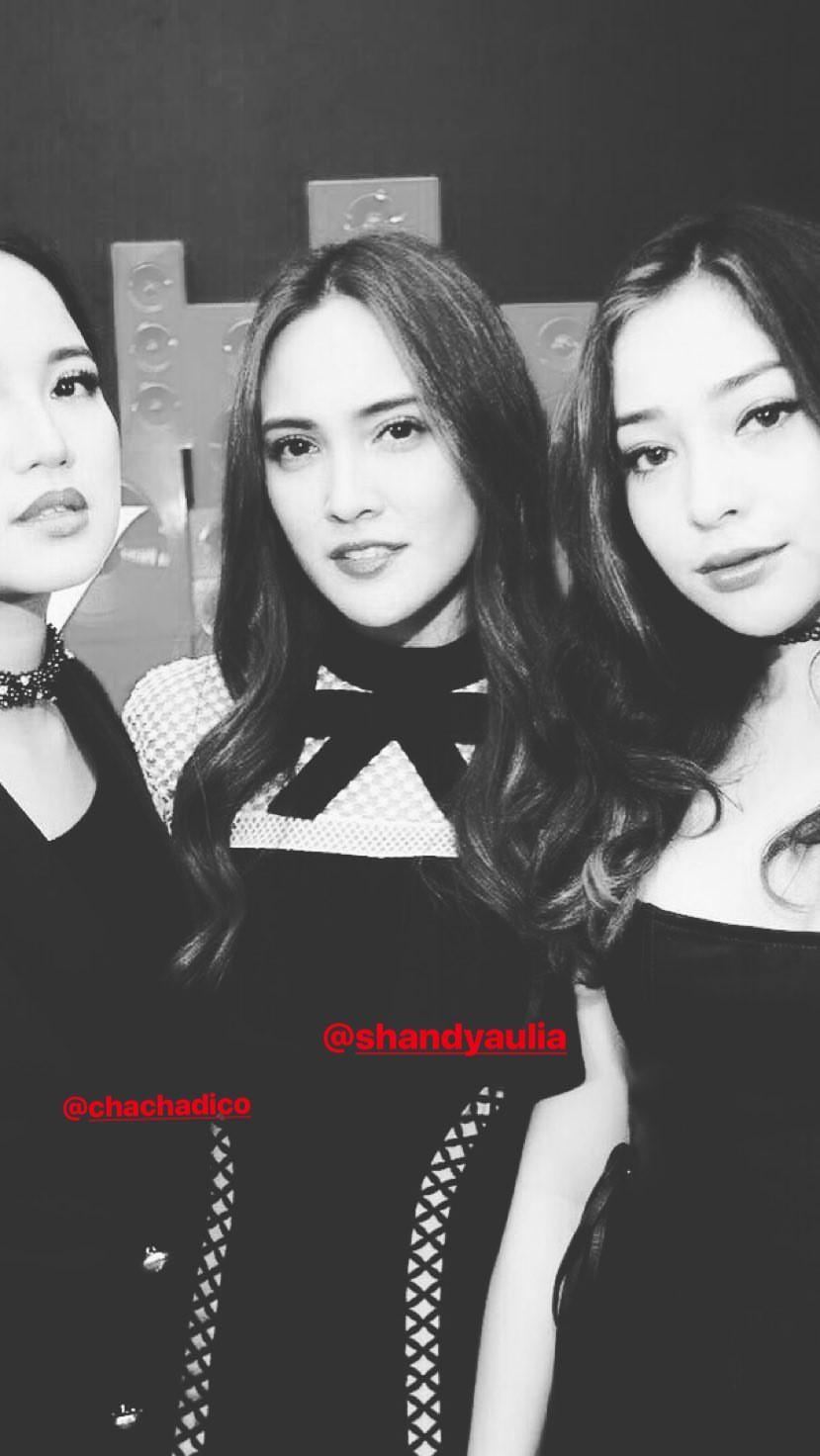 Nikita Willy bersama Shandy Aulia dan Chacha Frederica. (Instagram - @nikitawillyofficial94)