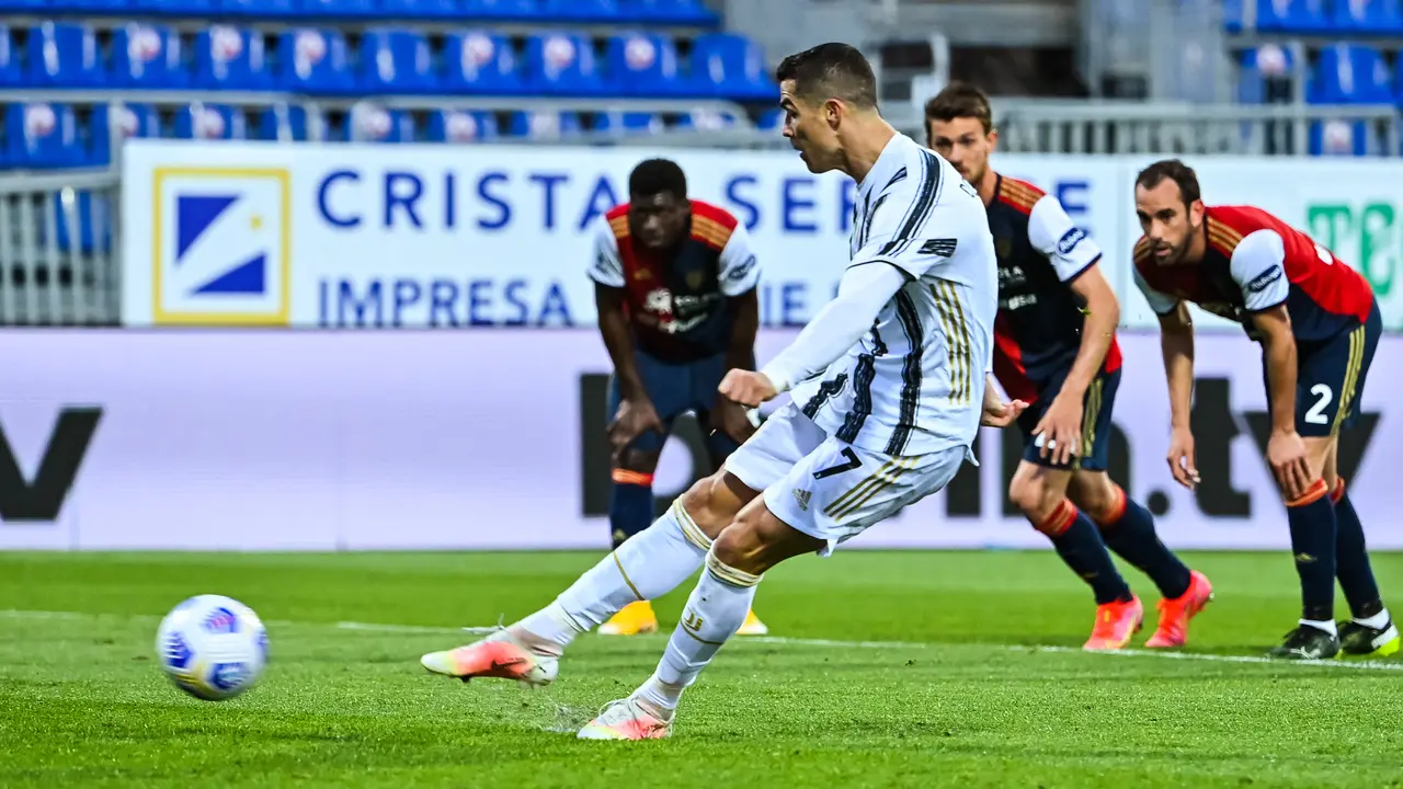 Cristiano Ronaldo Cetak Hat-trick di Juventus vs Cagliari