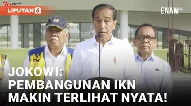 Jokowi Banggakan Progres IKN Saat Resmikan Plaza Seremoni Sumbu Kebangsaan