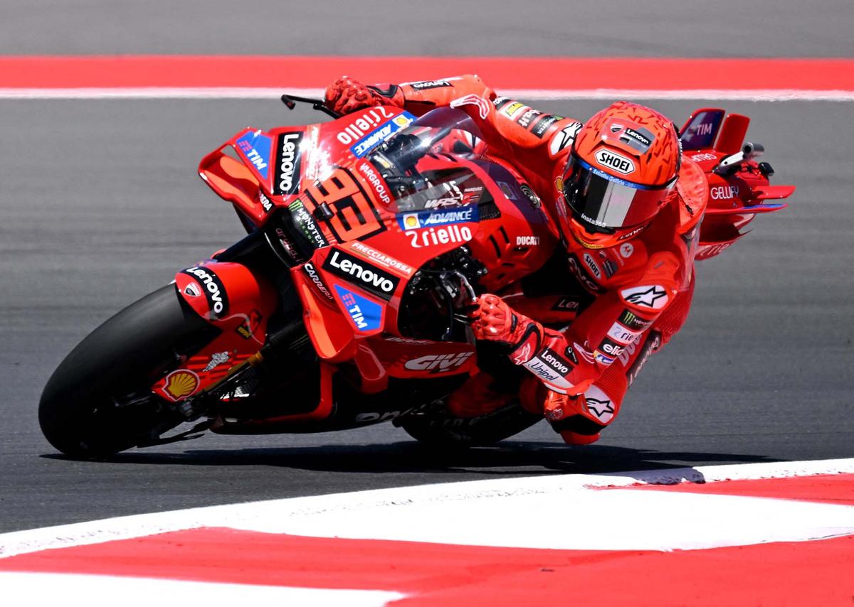 FOTO: Luca Marini Tercepat di Latihan Bebas MotoGP Mandalika, Marquez Masih Dibayangi Rekor