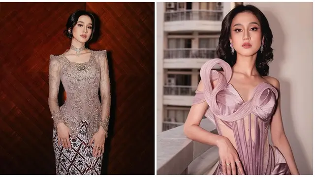 6 Potret Detail Penampilan Bridesmaid Mahalini di Akad dan Resepsi, Bikin Pangling