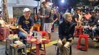 Momen Harmonis, Ganjar Santap Gultik Blok M Bersama Siti Atikoh
