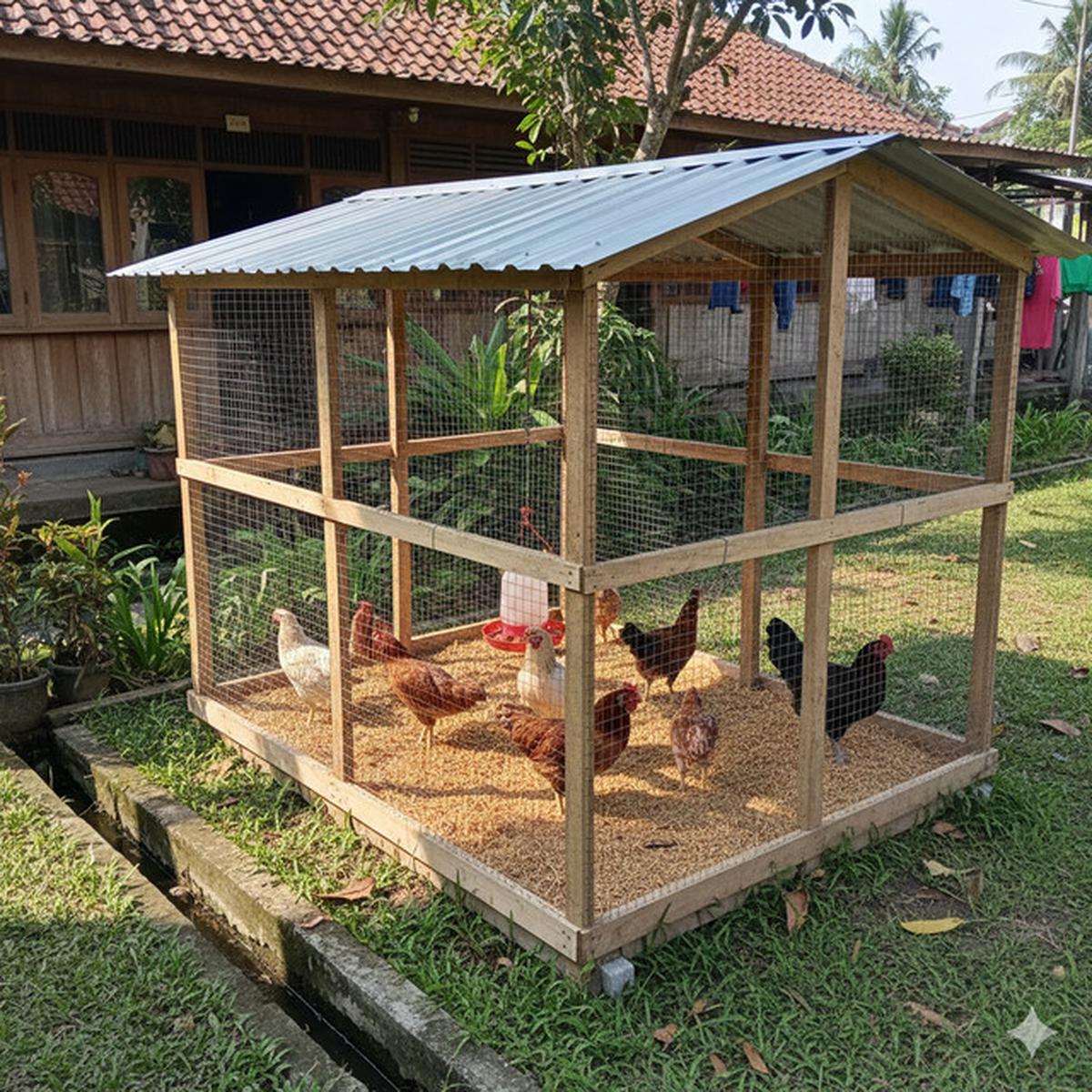 7 Ide Kandang Ternak Ayam 2x2 di Halaman Belakang untuk Ketahanan Pangan Keluarga