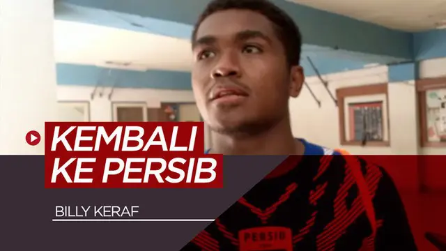 Berita video gelandang Billy Keraf kembali berlatih bersama Persib Bandung.