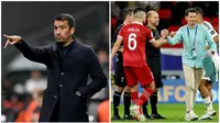 Giovanni van Bronckhorst dan Jesus Casas. (Bola.com/Dok.AFP).
