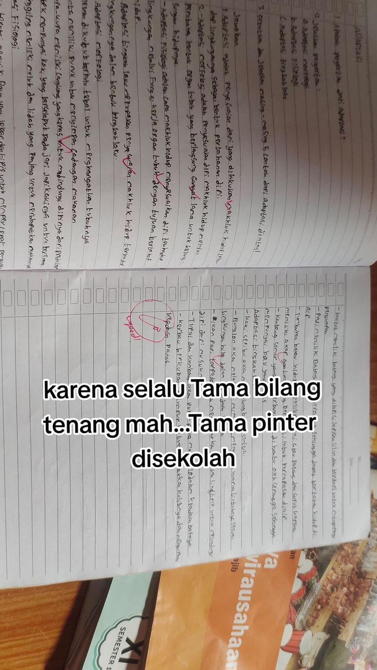 Tama Selalu Meyakinkan Ibunya Kalau Ia Bisa Mengikuti Pelajaran di Sekolah