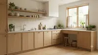 7 Inspirasi Dapur Japandi dengan Dominasi Warna Natural, Sentuhan Estetik yang Mudah Ditiru