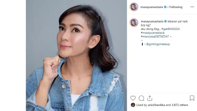 Masayu Anastasia (Foto: Instagram/@masayuanastasia)