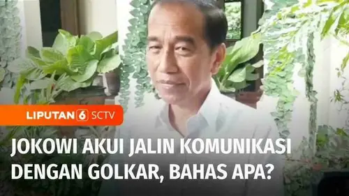 VIDEO: Jokowi Akui Komunikasi dengan Golkar, Ada Apa di Baliknya?