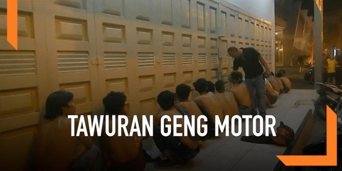 VIDEO: Polisi Deli Serdang Gagalkan Tawuran Geng Motor