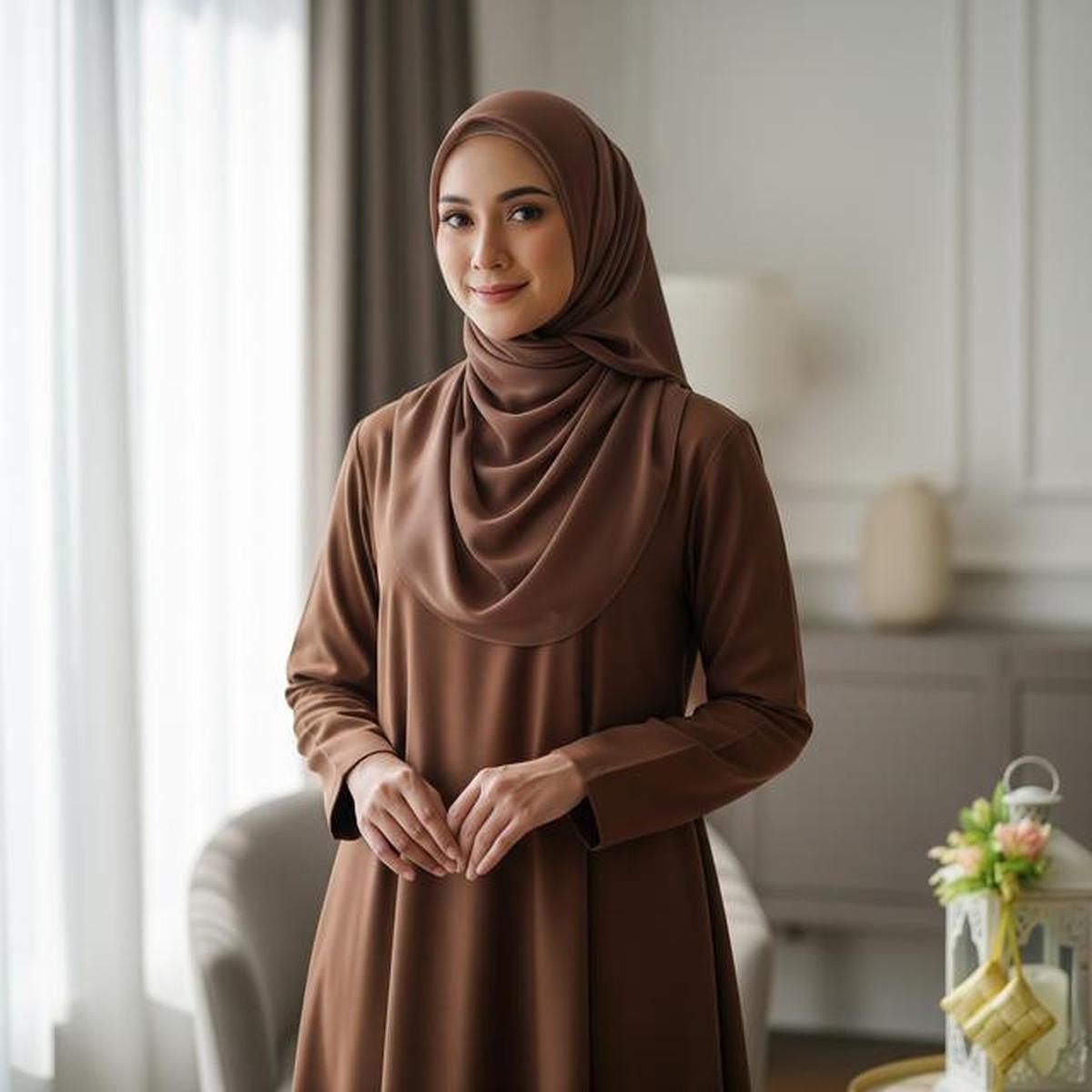 7 Model Gamis Terbaru Bahan Katun untuk Lebaran 2026, Nyaman Dipakai dan Tetap Stylish