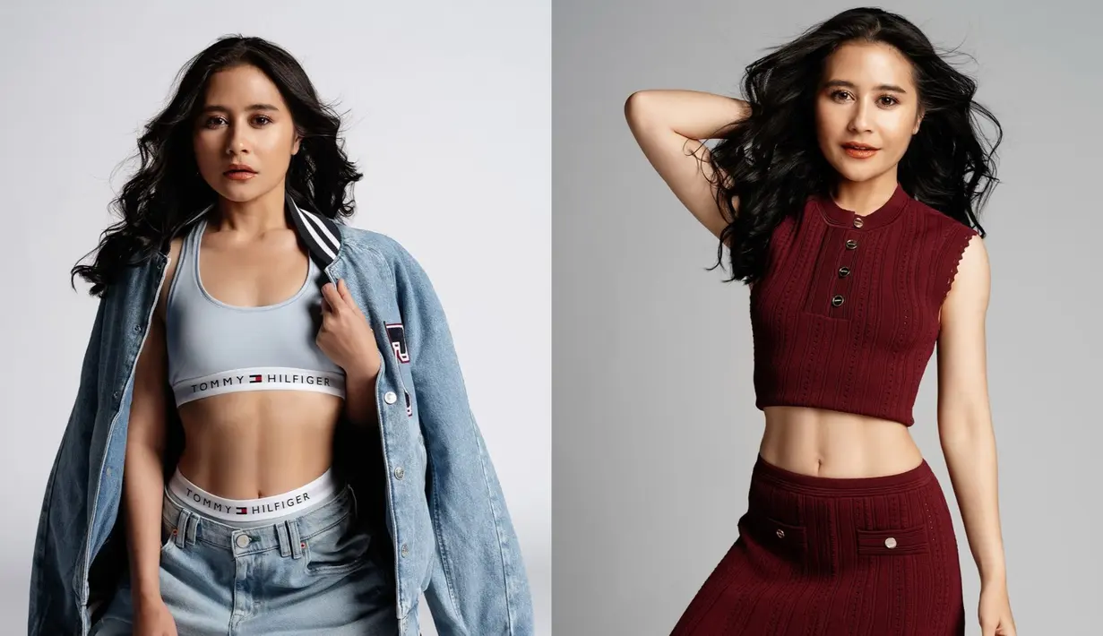 Di balik tubuh petite-nya, ternyata Prilly Latuconsina punya perut six packs yang bikin takjub. Ia pun tak ragu memamerkan tubuh bugarnya dalam outfit sporty dan casual feminin [@prillylatuconsina96]