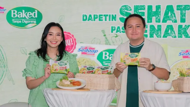 Kevindra Soemantri ketika menghadiri gelar wicara sekaligus peluncuran Mie Sedaap Baked di Jakarta, Agustus 2023. (Foto: Dok. Koleksi Pribadi)
