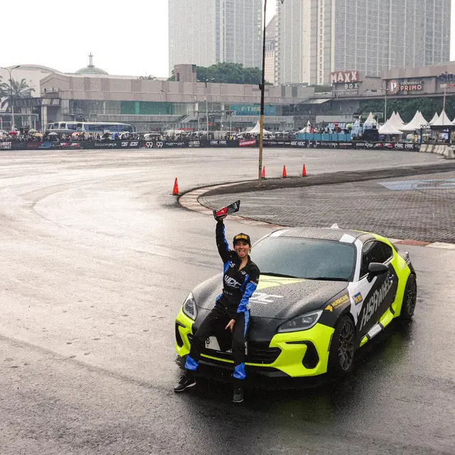 7 Potret Rachel Florencia Jadi Juara 1 Dalam Ajang Women's Drift Challeng