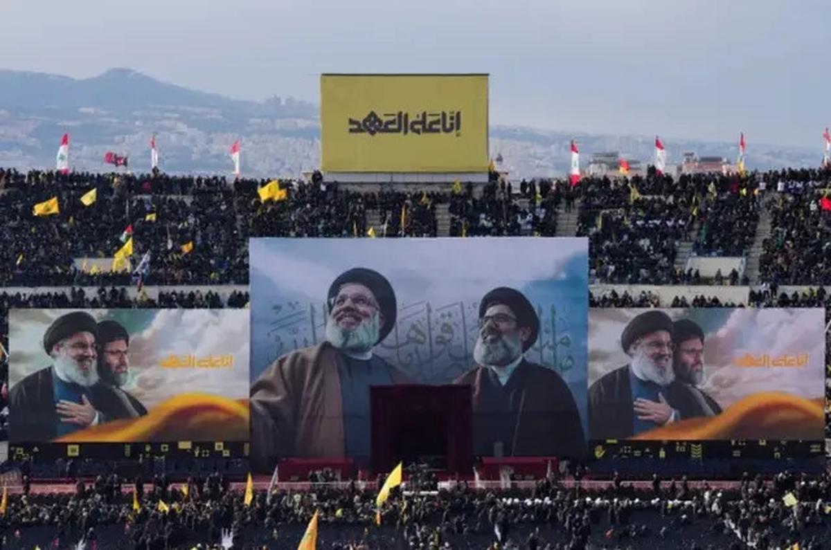 Potret Ribuan Orang Hadiri Pemakaman Hassan Nasrallah, Pemimpin Hizbullah yang Tewas dalam Serangan Israel
