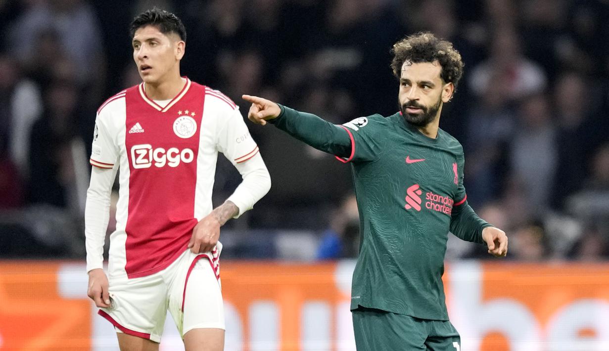 Liverpool berhasil meraih kemenangan gemilang saat bertandang ke markas Ajax Amsterdam dalam laga lanjutan Grup A Liga Champions 2022/2023. (AP/Peter Dejong)