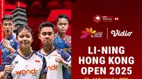Siaran Langsung Badminton Hong Kong Open 2025, Eksklusif di Vidio