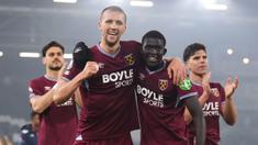 West Ham berhasil memetik kemenangan dalam laga lanjutan Liga Inggris 2025/2026 saat bertandang ke markas Fullham di Craven Cottage, London, Rabu (04/03/2026). (AP Photo/PA/John Walton)