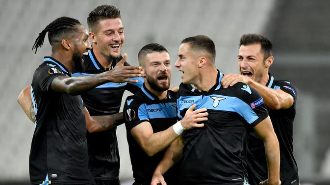 Lazio akan jadi lawan Juventus berikutnya. (AFP/Gerald Julien)