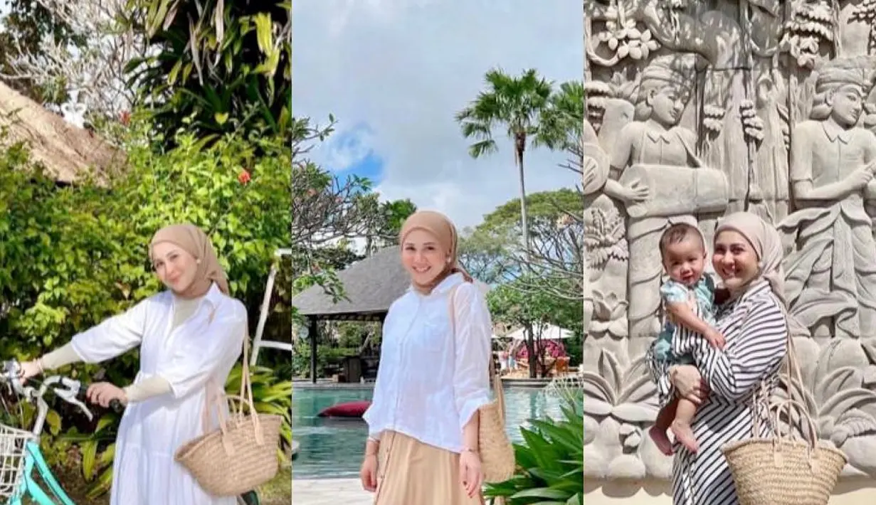 1. Kesha Ratuliu kini tengah menikmati momen liburan bersama suami dan anak di Pulau Dewata, Bali. Selain aktivitas liburannya, penampilan aktris 24 tahun ini juga banyak menarik perhatian.  (Instagram/kesharatuliu05).