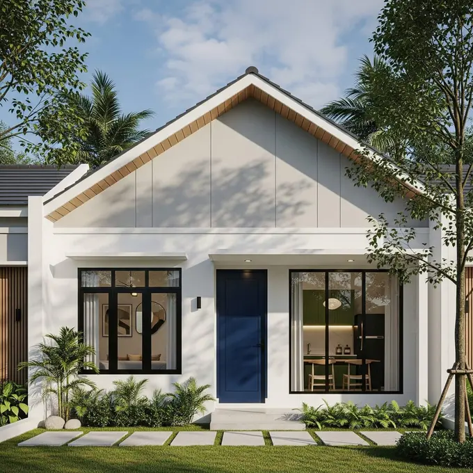 Rumah Mungil 1 Lantai dengan Sentuhan Skandinavia ala Pinterest