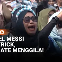 Messi Hattrick, Ternate Menggila! Jalanan Berubah Jadi Lautan Biru Putih