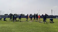 Latihan Persib Bandung di lapangan pendamping Stadion GBLA, Kota Bandung, Kamis (16/7/2026). (Bola.com/Erwin Snaz)