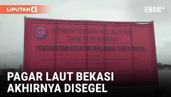 VIDEO: Pagar Laut Disegel, Nelayan Berharap Bisa Cari Ikan Lagi