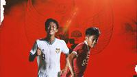Timnas Indonesia - Timnas U-17 Arkhan Kaka, Muhammad Kafiatur (Bola.com/Adreanus Titus)