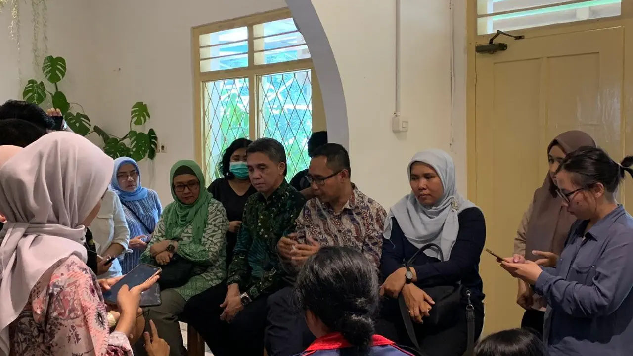 Pertemuan tim PWNI dengan awak media pada Rabu (19/2/2020). (Liputan6.com/ Benedikta Miranti T.V)