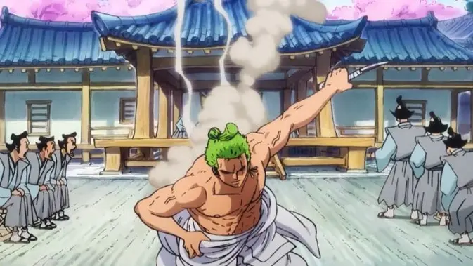 Zoro dalam anime One Piece episode 892. (Toei Animation)