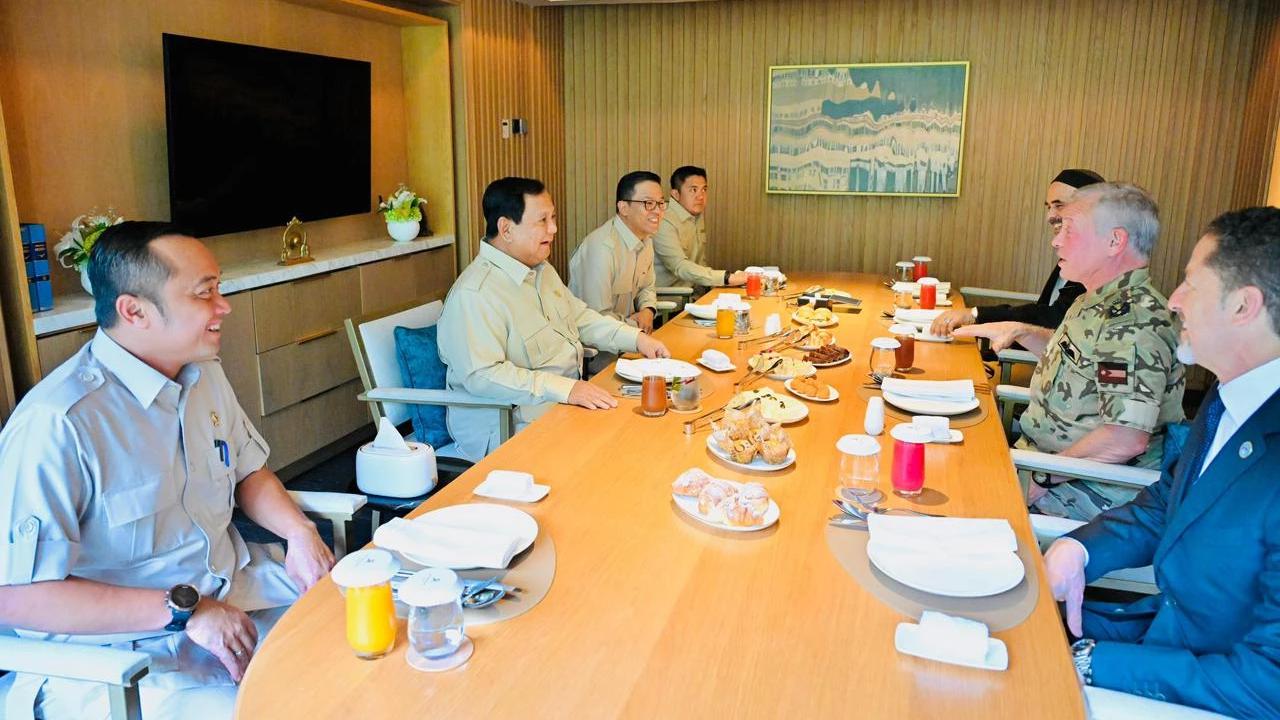 Reuni Singkat Prabowo dan Raja Yordania Abdullah II, Kenang Masa Lalu hingga Sarapan Bersama