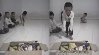 Viral Adab Anak Panti Asuhan Saat Ambil Snack Ini Bikin Terenyuh (Sumber: TikTok/pantiasuhansempurnadamai)