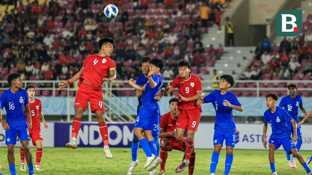 Timnas Indonesia U-16 vs Singapura: Grup A Piala AFF U-16 2024