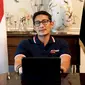 Menparekraf Sandiaga Uno sebagai pembicara utama di Wisuda XX Universitas Multimedia Nusantara. (Foto: Dok. Stephanus Novi/Koor. Media Wisuda XX Universitas Multimedia Nusantara)