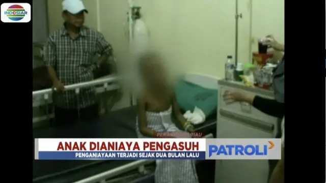 Seorang anak di bawah umur di Pekanbaru, Riau, diduga dianiaya pengasuh yang juga masih sahabat dekat ayah kandungnya.