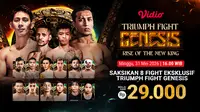 Triumph Fight Genesis: Akan Menghadirkan Pertarungan Sengit! Saksikan Hanya di Vidio