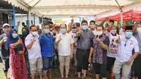 Sosialisasi Program, Ben Bahat Terjang Banjir di Samuda Kotim