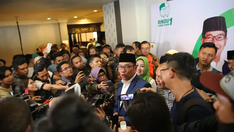 Ridwan Kamil minta pendukungan tidak menggelar pwai kemenangan secara berlebihan (Istimewa)