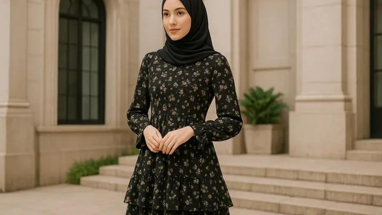 Inspirasi Dress Hitam Berlayer yang Bikin Penampilan Makin Anggun dan Elegan