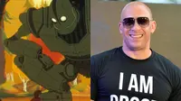 Vin Diesel tergelitik untuk membuat fans penasaran dengan menyebut adanya sekuel film animasi The Iron Giant. (imgur.com)