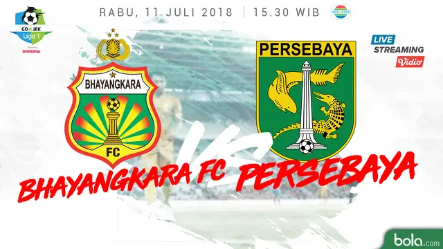 Bhayangkara FC Vs Persebaya Surabaya