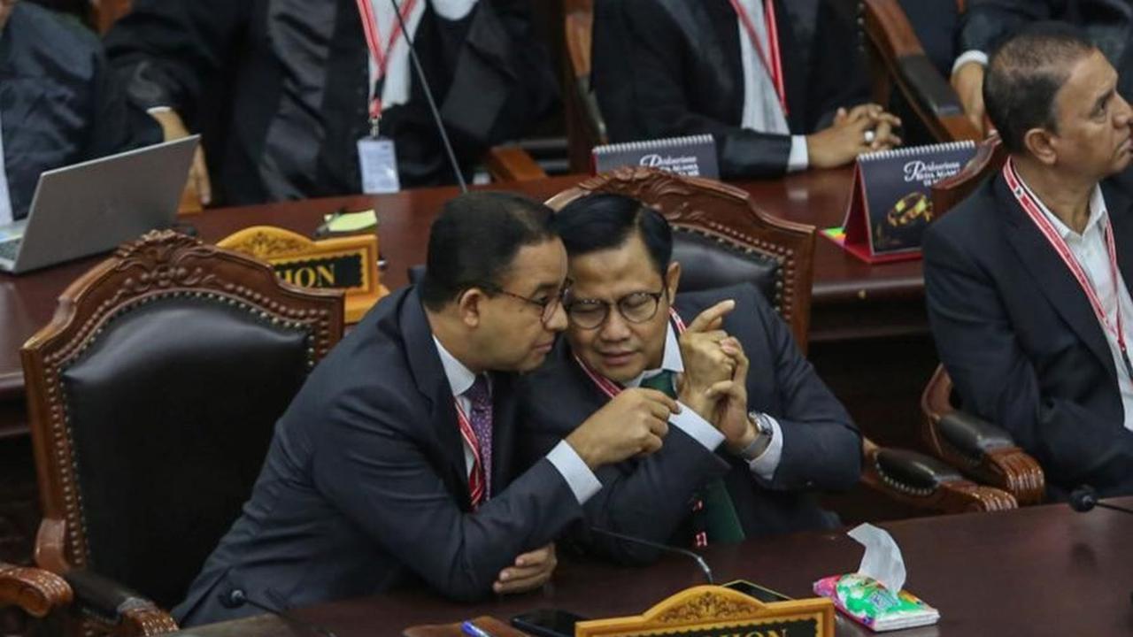 Oleh karena itu, dalil pemohon yang menyebut terjadi intervensi Jokowi tidak terbukti dan MK tidak beralasan hukum untuk mendiskualifikasi paslon 02. Foto: Liputan6.com / Angga Yuniar<br>
