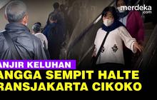 VIDEO: Mirip Gang Senggol, Viral Wujud Tangga Sempit Halte TransJakarta Cawang Cikoko