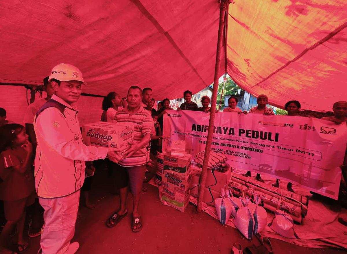 Bantuan Gempa NTT Mengalir, Sembako Hingga Tandon Air Dikirim