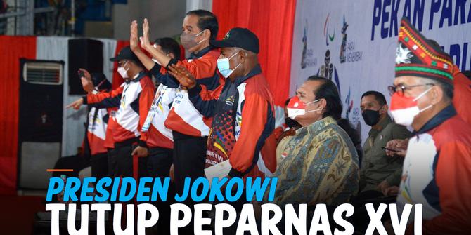 VIDEO: Tutup Peparnas XVI, Presiden Jokowi Sebut Torang Hebat!