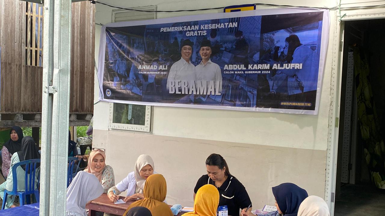 6 Tahun Bencana Palu, Ahmad Ali-Abdul Karim Sediakan Layanan Kesehatan Gratis Bagi Penyintas