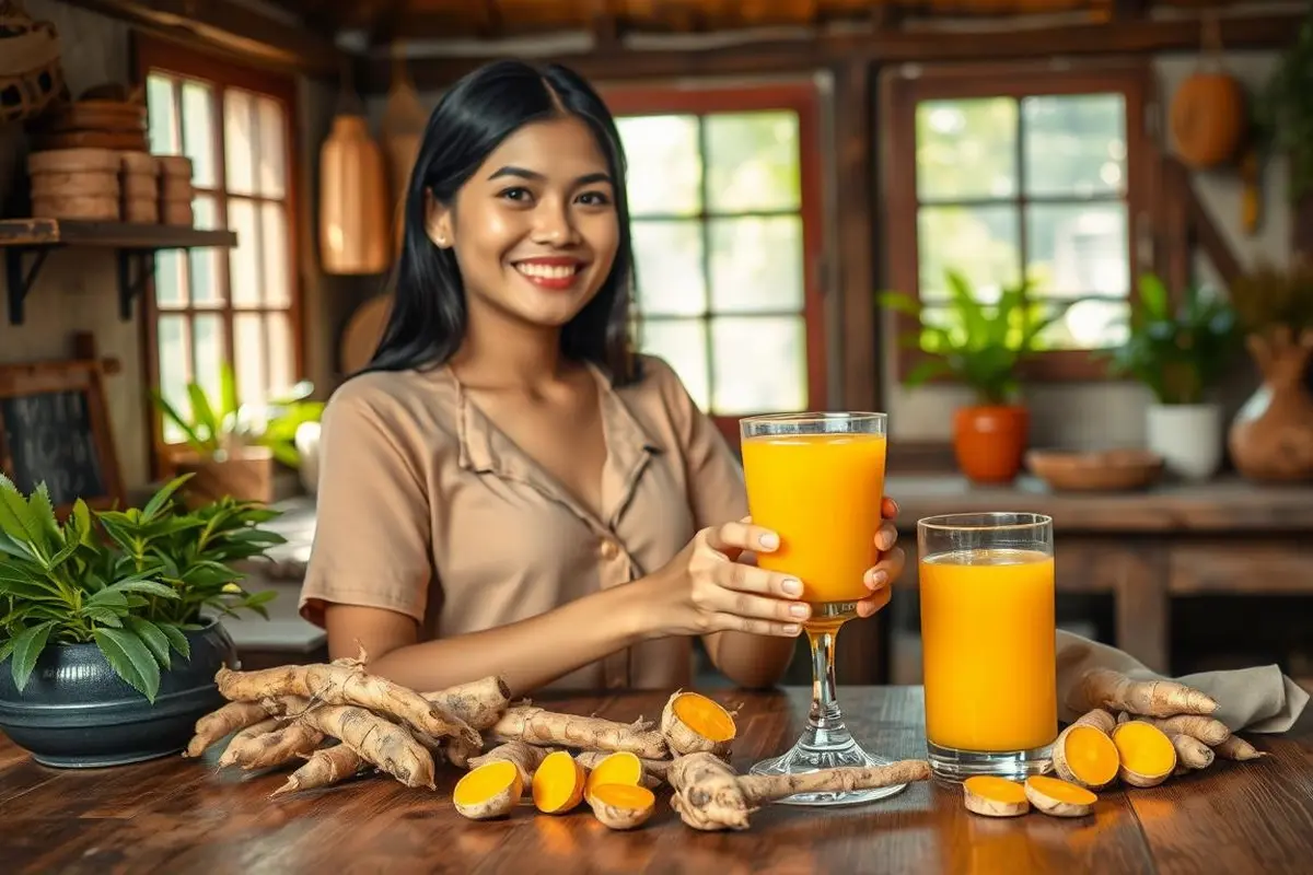 cara membuat kunyit asam